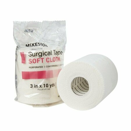 MCKESSON Cloth Medical Tape, 3 Inch x 10 Yard, White 172-49230